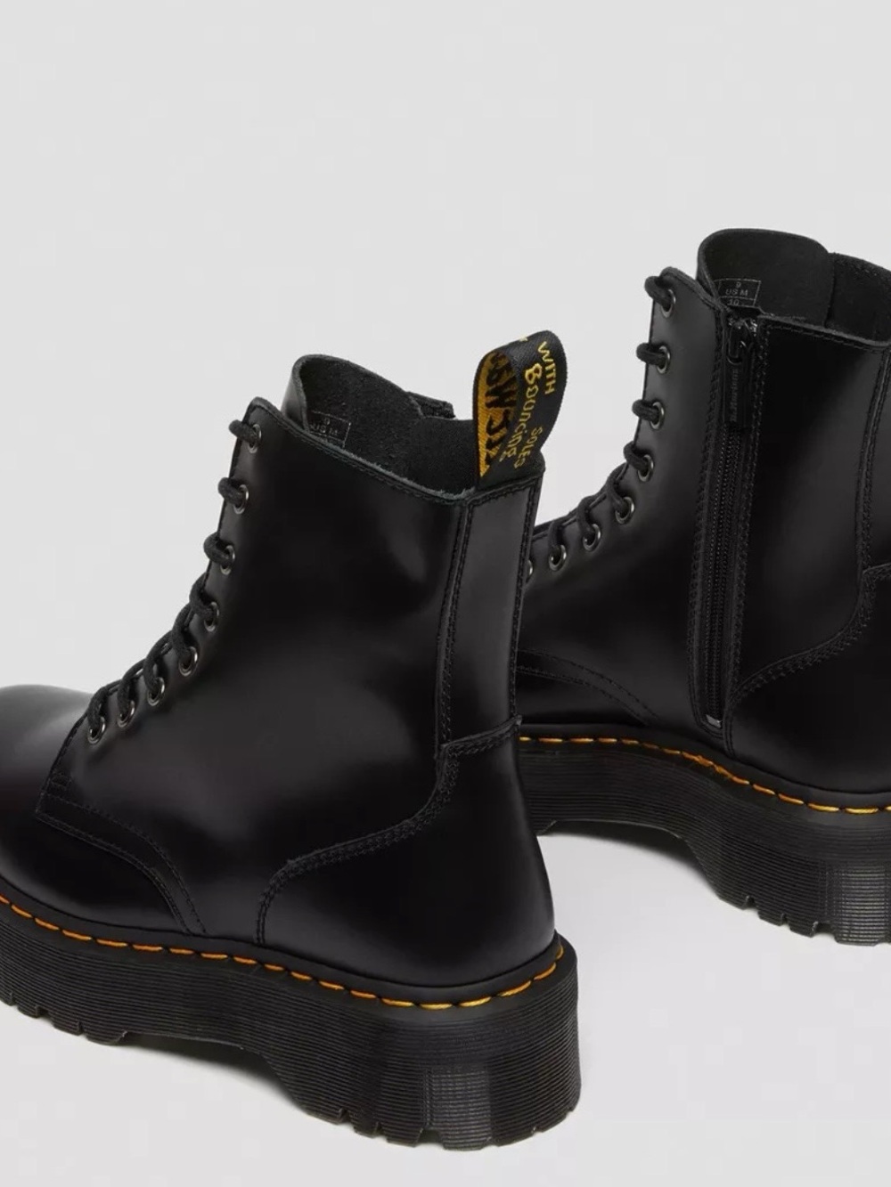 Dr. Martens Jadon Leather Platform Boot - Picture 3 of 9
